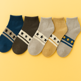 Pack Of 5 Patterned Ankle Length Socks