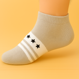 Pack Of 5 Patterned Ankle Length Socks