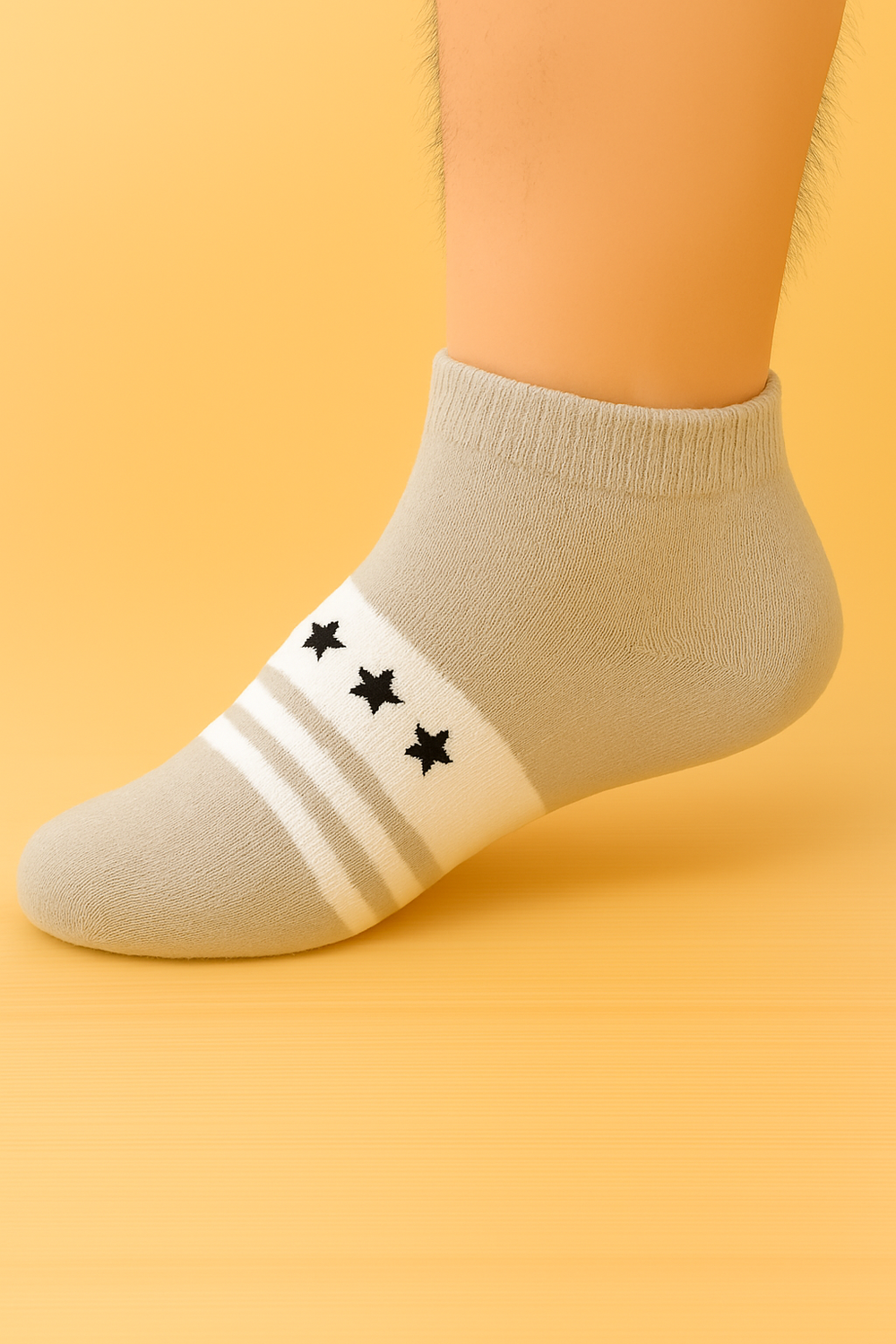 Pack Of 5 Patterned Ankle Length Socks