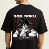 Goku Son Black oversized T-shirt