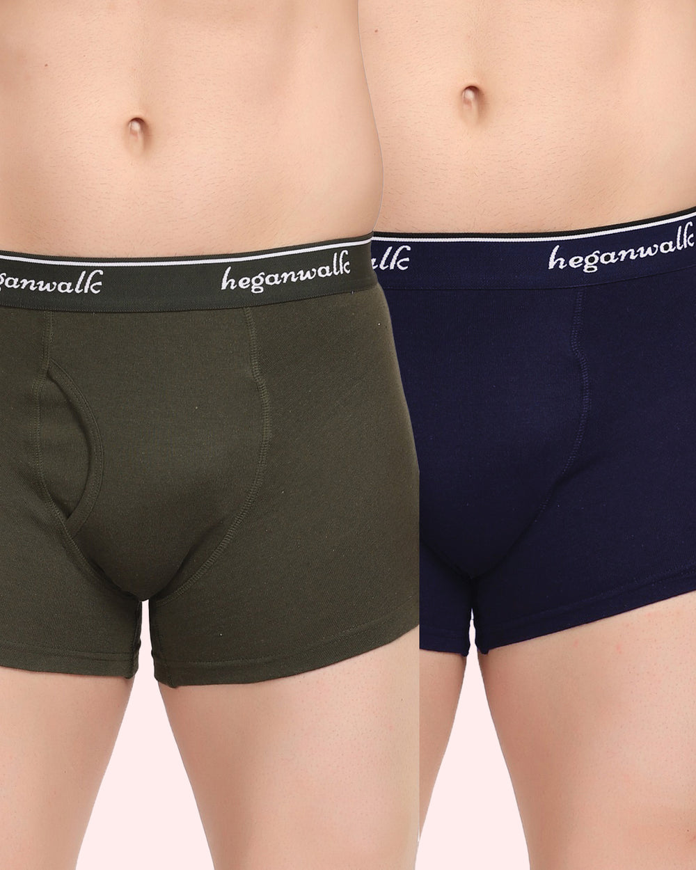 X-POP Olive/NavyBlue Trunks Pack Of 2 HW