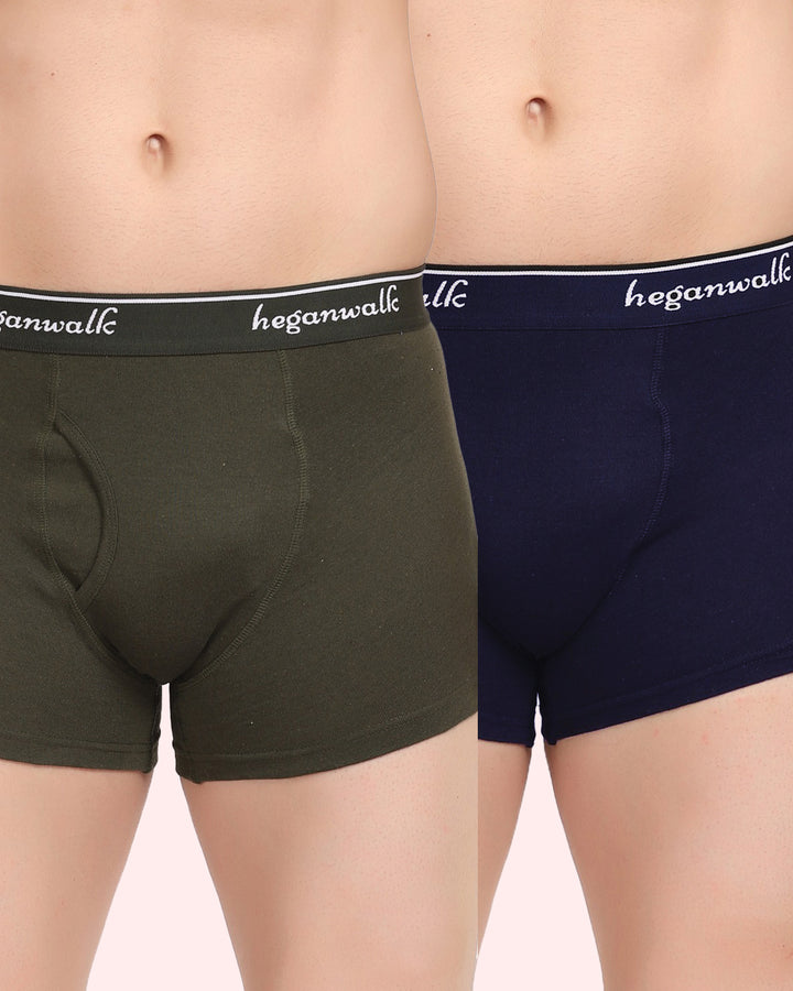 X-POP Olive/NavyBlue Trunks Pack Of 2 HW